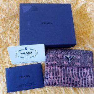 💯%Authentic Great deal! Super SALE!!Vintage Prada Wallet